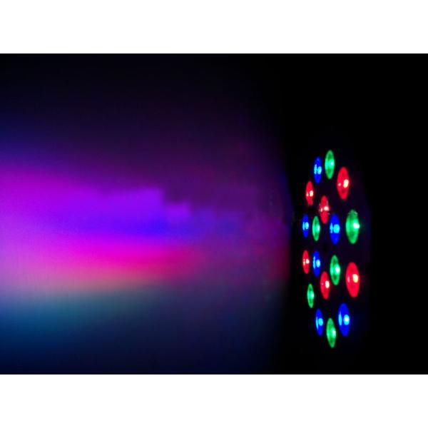 Plastic Body Light Weight Slim LED Par Lamps 18PCS 1W Par 64 Cans For Stage Lighting