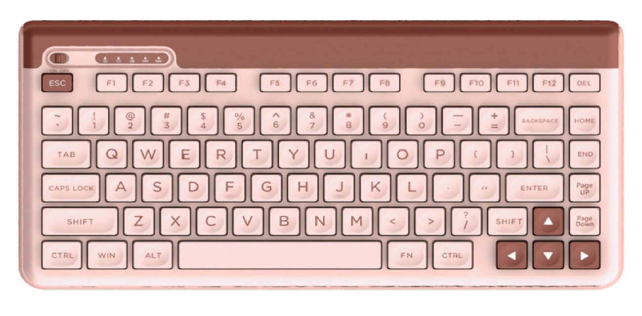ETEK Wireless Membrane Keyboard,HanTianXia 2.4G, PC/ABS Shell, Screen Printed, Silver Film