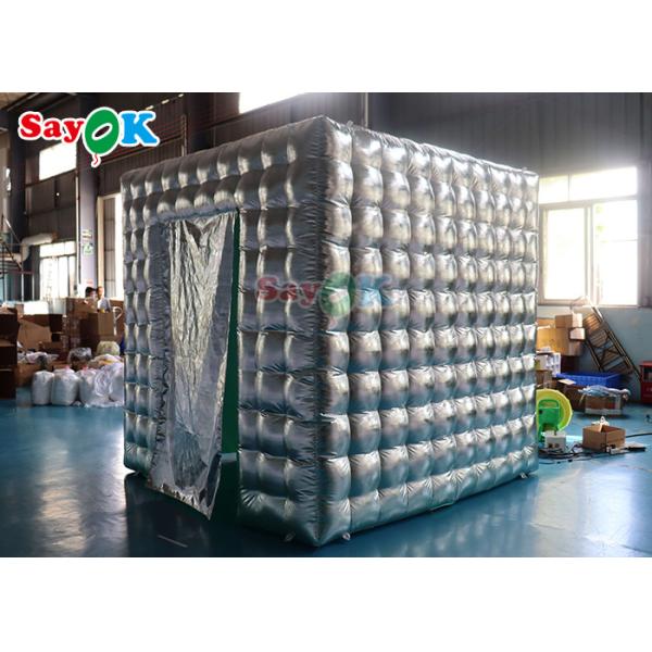Outdoor Nightclub Inflatable Light Party Cube Tent Photo Booth Advertising Custom