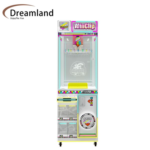 Dreamland 28 Clips Coin Operated Win Clip Machine Mini Prize Gift Vending Game Machine for Arcade Retail Store
