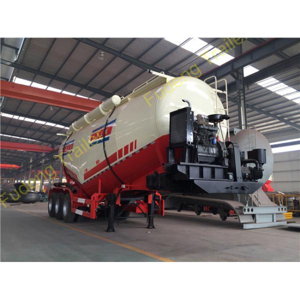 Tri axle tank trailer 60 tons Bulk Cement truck trailer sale V shape