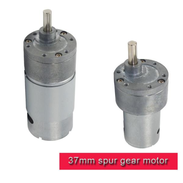 37mm Metal DC Motor Gearbox High Torque , 12 Volt 24v RS 380 / RS 555 DC Motor