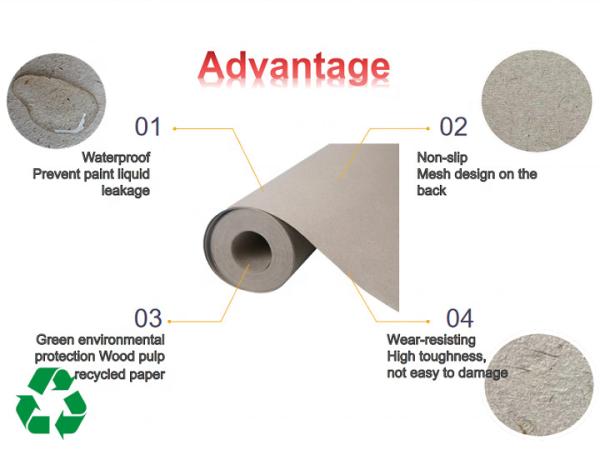 Home Edit Cardboard Roll Paper To Cover Floors Temporary Board Floor Reusable