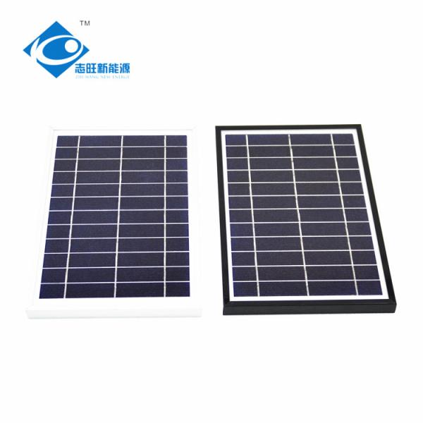 6V 6W hybrid solar power system ZW-6W-6V poly cristalline solar panel for loem laptop solar charge