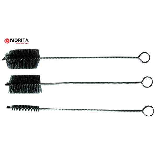 Кисти для очистки дыма 3 шт. 400 мм Сталь и нейлон Круглый Ø52 мм Круглый Ø15 мм Плоский 52*30 мм Серебряные сантехнические инструменты