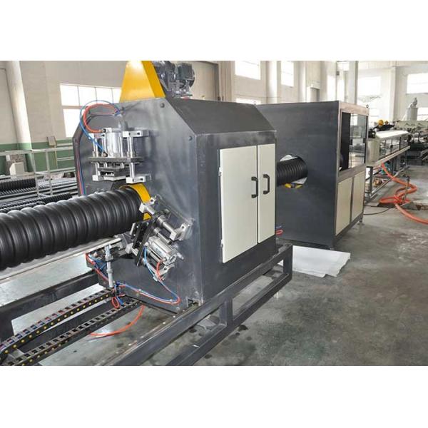HDPE PP Double Wall Corrugated Pipe Production Line 350kg/H