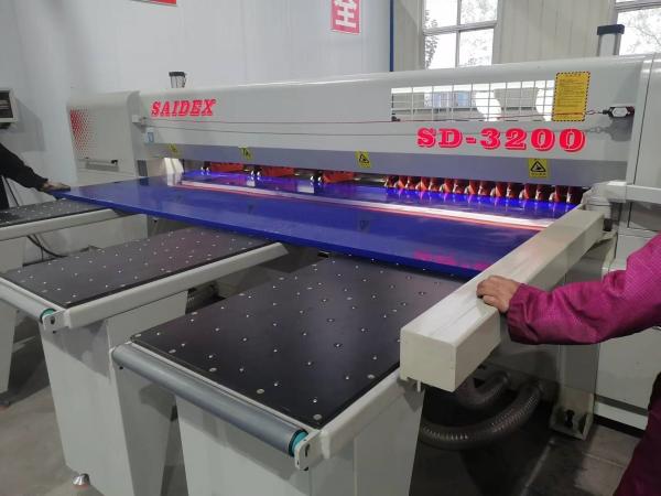 PLC Control Acrylic Polyoxymethylene(Pom)  Cutting Saw Machine for 80-120mm Thickness