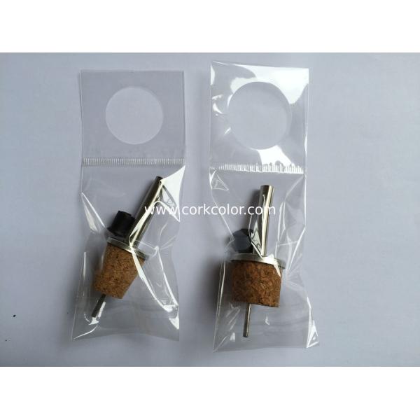 Toprated Stainless Steel Pourer with Cork for Ceramic/Olive Oil bottle