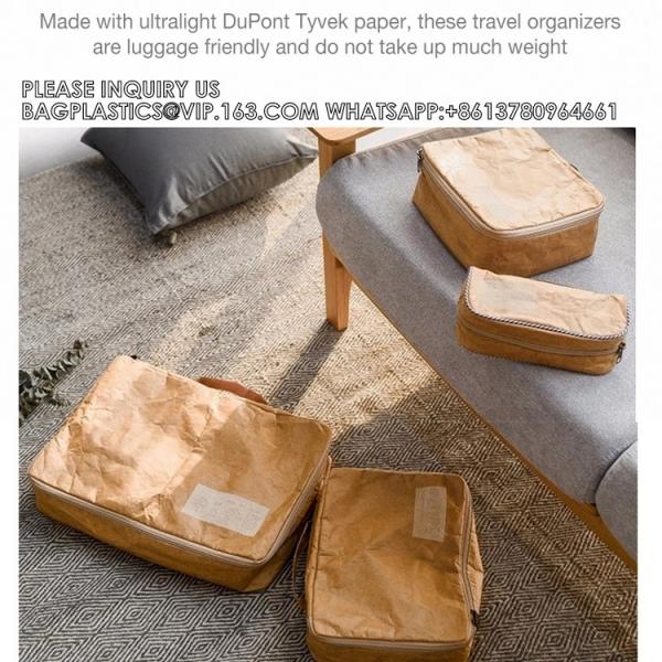 Dupont Tyvek Cosmetic Bag Travel Lightweight Tyvek Makeup Bag Pouch, handle bag, handybag, tote bag, grocery shopper