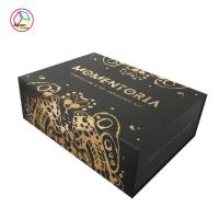Estilo gótico de la caja cosmética de lujo que imprime manejando la laminación brillante