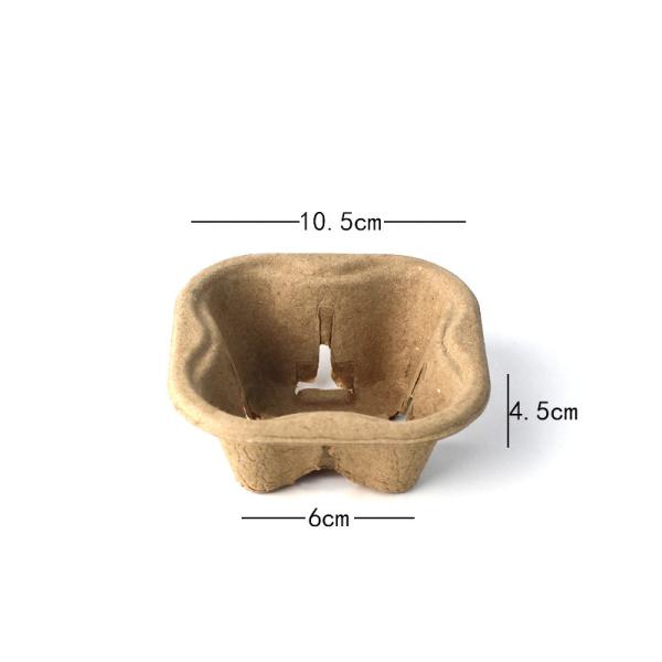 Custom Logo Portable Disposable Two Cup Paper Coffee Cup Holders 30-Day Return Refunds