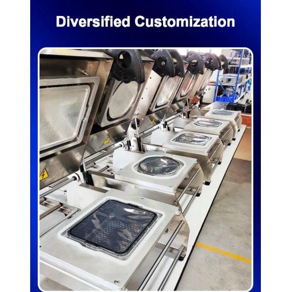 Stainless Steel Compact Manual Tray Sealer CH-FR370E with 1 Year Warranty for Food Packaging