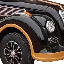 NEV Electric Vintage Club Car 72 Volt 35 MPH Electric Golf Cart