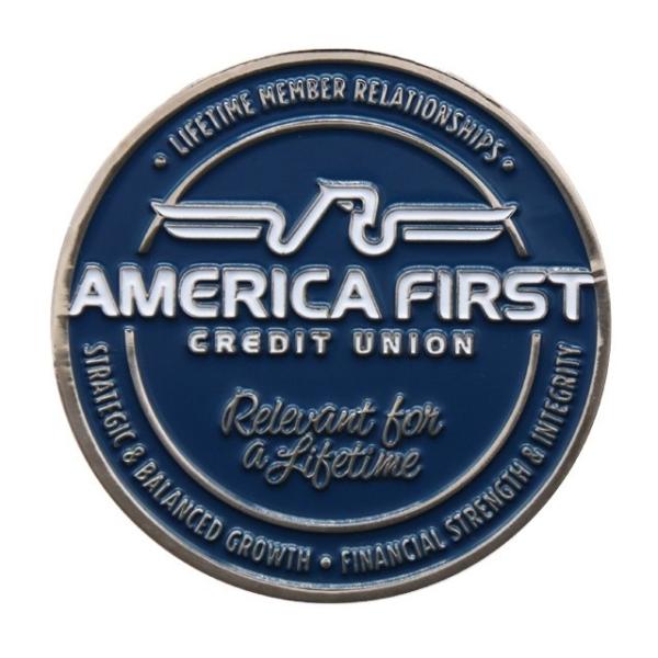 Custom Zinc Alloy Challenge Coin with Die Cutting Printing and Custom Logo for Souvenirs