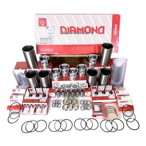 65.02501-0280 DB58-5 DH220-5 Excavadora partes del motor Kit de reparación completa