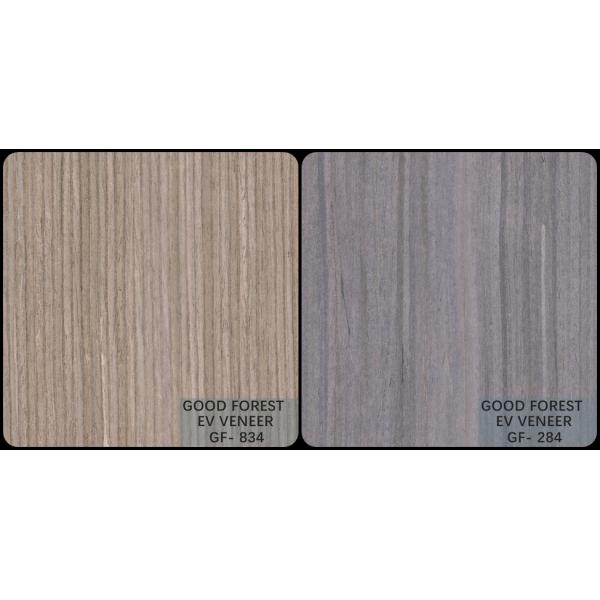 La couronne de placage de chêne machinée par décoration d'hôtel a coupé le grain Grey Color