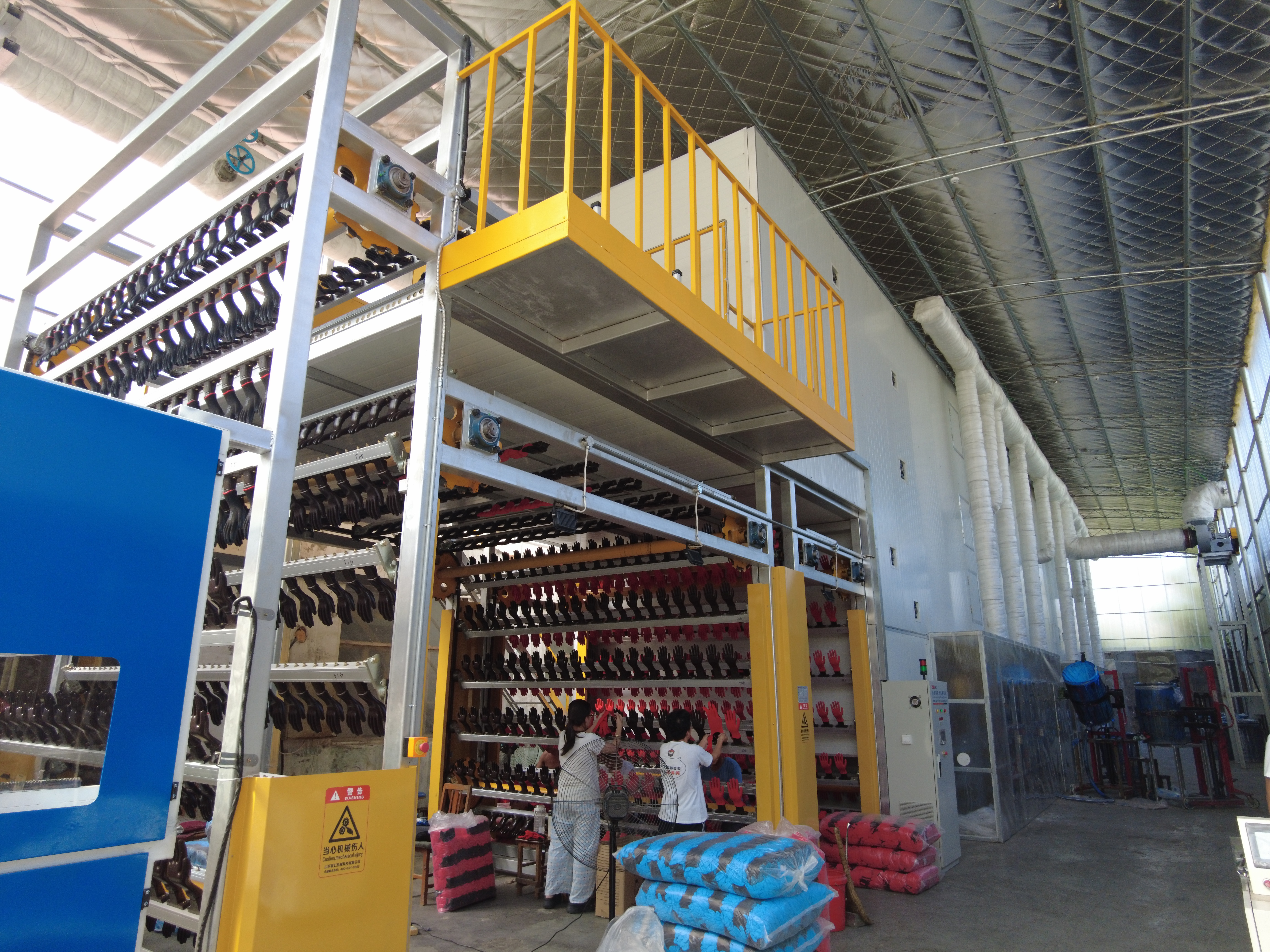 PLC Automatic Glove Packing Machine 40000 Pairs/24h Glove Production Line