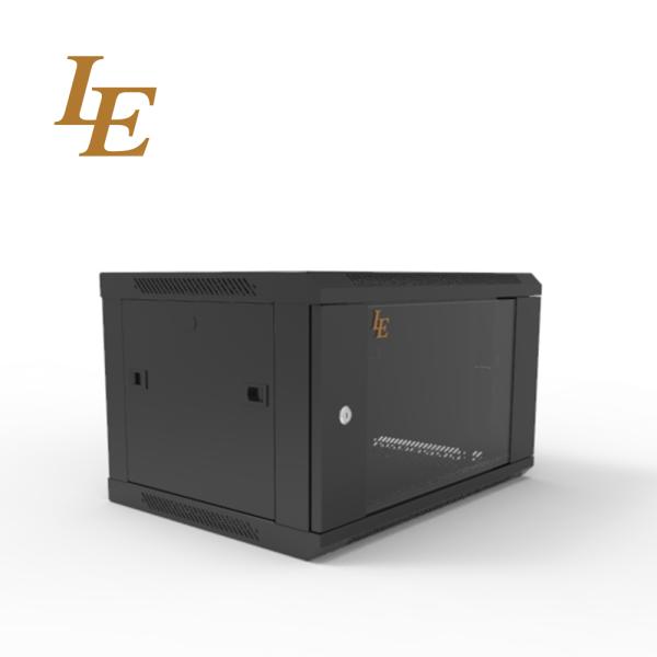 19 Inch Wall Mounted Rack Enclosure RAL7035 Grey RAL9004 Black 4U 6U 9U 12U Metal Cabinet 600mm Width 450mm/600mm Depth