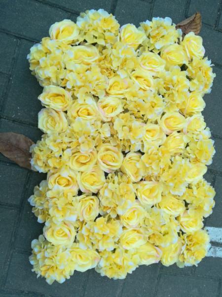 UVG wedding decoration wholesale gridding artificial flower wall for stage backdrop decoration CHR1147