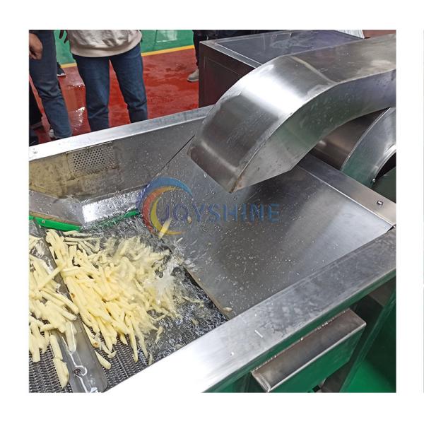 Máquina de fabricação e embalagem de batatas fritas de linha completa com capacidade de 200/500/1000/2000 kg/h