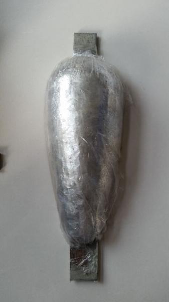 H-1 Magnesium Sacrificial Anode Low Resistivity Soils Typically Below 2,000 Ohm-Cm  Standard Potential