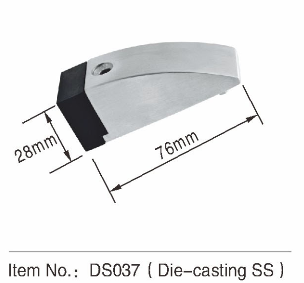 Tipo tenedor magnético comercial del paraguas de la puerta de las paradas de puerta interior de la aleación del cinc
