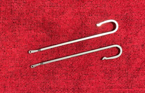 Warp Knitting Machine Spare Parts With Double Needle Bed Special Pipe Needle Dropper