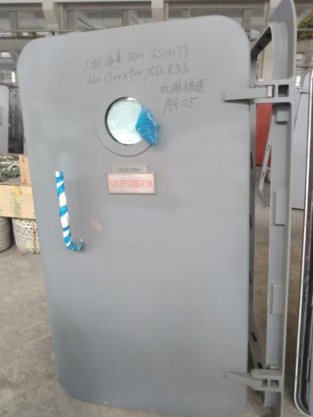 Porte étanche en acier marin avec hublot rond à action rapide
