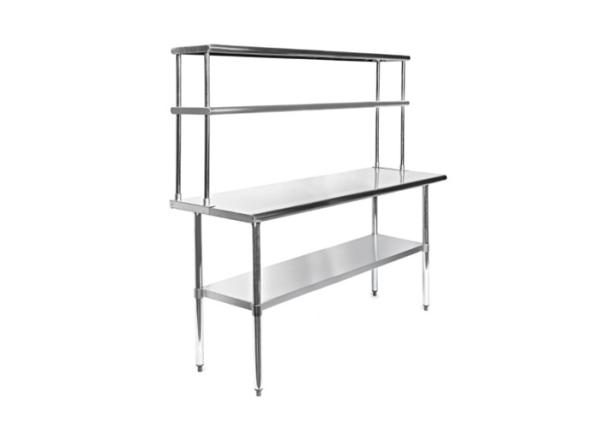 Restaurant Stainless Steel Kitchen Equipment , Fire Proof Commercial Kitchen Shelving