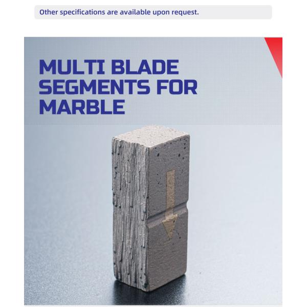 Многоствольный алмазный сегмент для итальянской режущей машины с высокой частотой