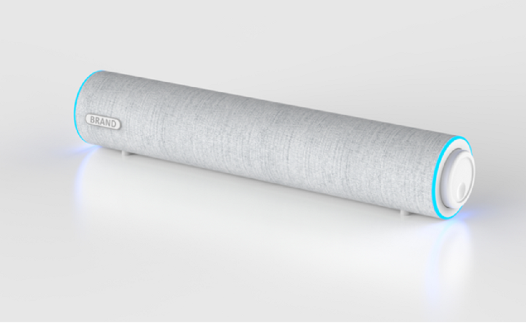 3W*2 Desktop Soundbar,Dual 2-inch Drivers, 35Hz-16kHz, >36dB Separation, USB Powered (DC 5V), Plastic+Cloth Finish, 1.3m Cable