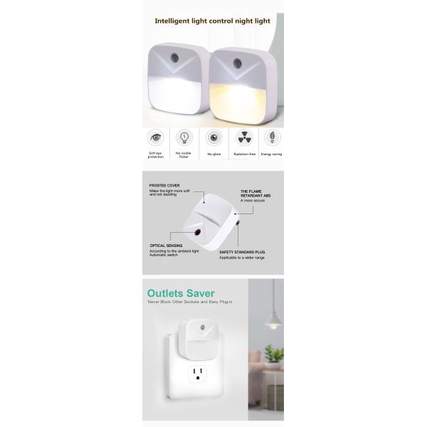 O branco morno obstrui em luzes da noite da parede para escadas do corredor do banheiro do quarto