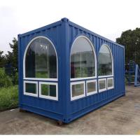 casa modular móvil los 40ft prefabricada del contenedor de la cafetería de los 20ft que hace compras