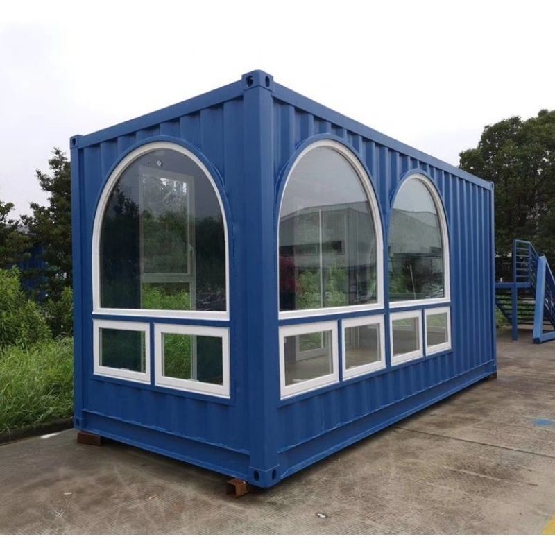 дом контейнера для перевозок кофейни 20ft 40ft Prefab ходя по магазинам мобильный модульный