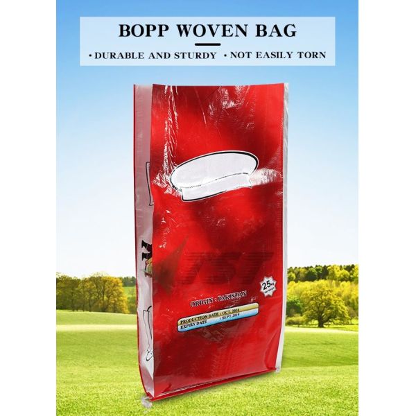 Clear BOPP Woven Bags Gusseted Pillow Style Inner Liner Micro Perforations & Printable