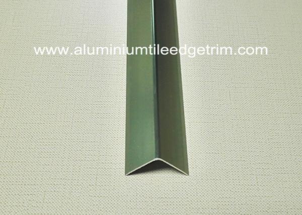Good Anodized Champagne Aluminium Angle Trim 20mm x 20mm x 2.5m