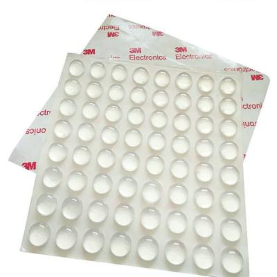 Claramente almofadas abundantes adesivas Hemispherical de 9mm para o assoalho de madeira