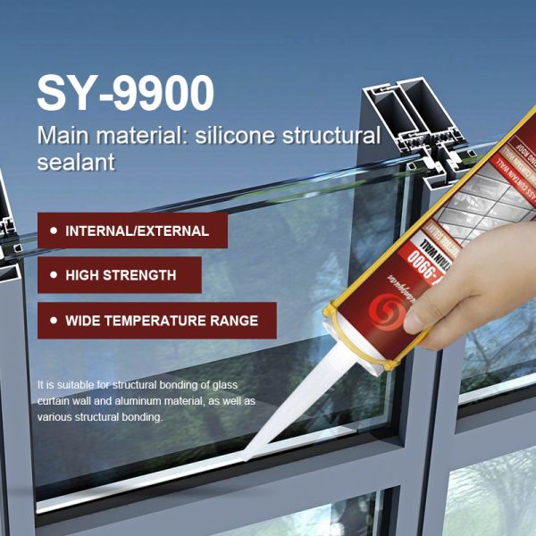 Weatherproof Neutral Silicone Sealant, UV & Water Resistant for Outdoor Curtain Wall & Window Seals