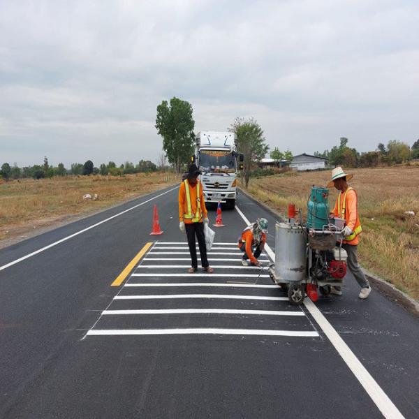 25 kg/bolsa JT/T280-2004 Glow In The Dark Road Paint Seca rápida Blanco / Amarillo / Azul / Rojo