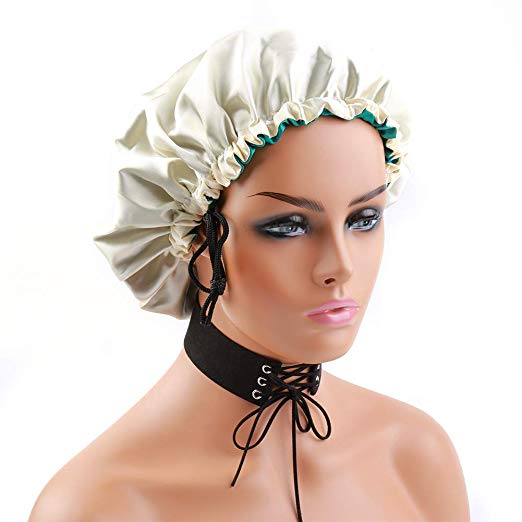 100% Pure Mulberry Silk Hair Cover For Sleeping Plain Dyed