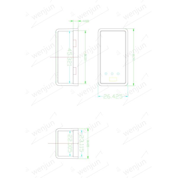 Adaptateur de prise du scanner OBD2 d'OEM 16 Pin Male With Purple Enclosure