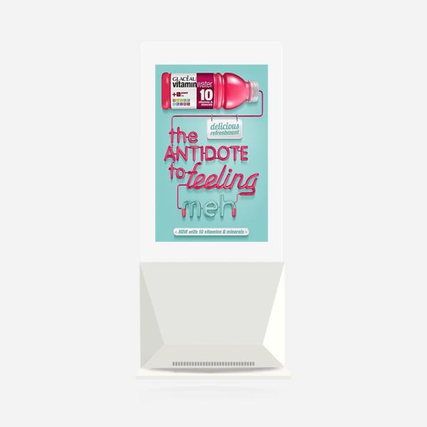 43 49 55 Inch Indoor Interactive Kiosk with 4K Ultra HD Display Cloud-Based CMS and Energy-Efficient Digital Signage Advertising Player