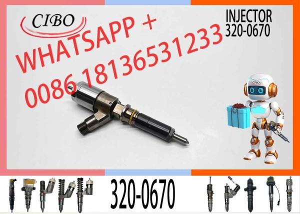 Precio de fábrica de China, inyector de combustible 2645A745 320-0670 para motor diésel de excavadora
