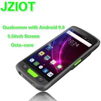 JZIOT V9000P 5.5 polegadas Android 9.0 Handheld UHF RFID Reader com PDA de antena embutida