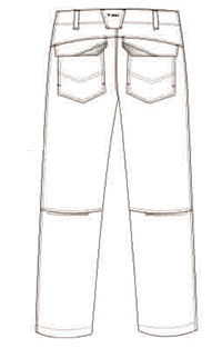 облегченные пожаробезопасные брюки защиты от дуги 280gsm с отражательными прокладками на ноге