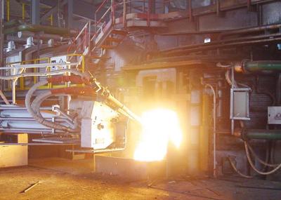 Fornalha de arco elétrico industrial da fábrica de aço, fornalha de derretimento do ferro fundido