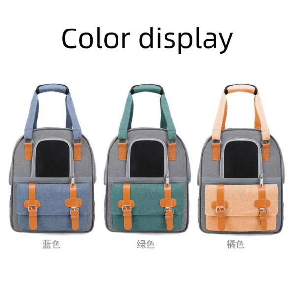 Oxford Pet Carrier Bag Semi Circle Dog Carrier Backpacks Breathable