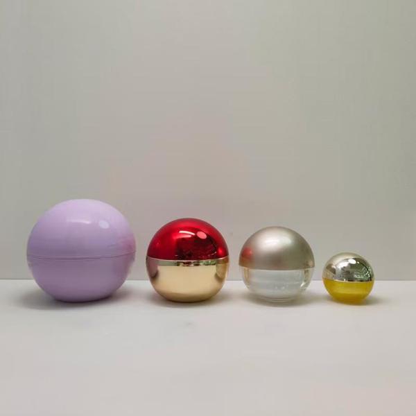 5g 25g 50g 80g Lightweight Smooth Surface Round Shape PP PS Plastic Cream Jar for Skincare