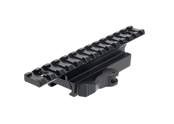 Tactical 20MM Quick Release Mount Adapter 13 Slots Fit 20mm Picatinny Weaver Rail Base / Hunting Accessories