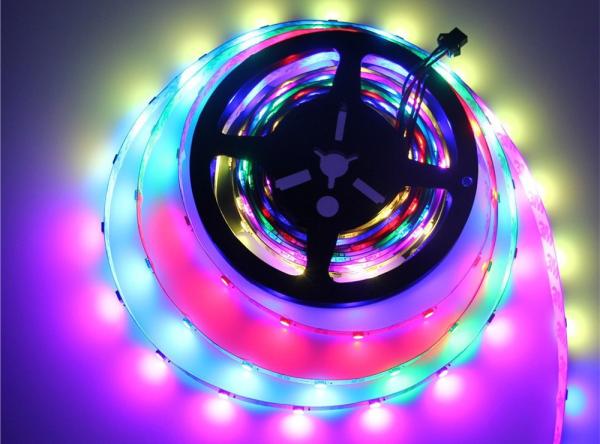 Addressable Flexible RGB LED strip SMD 5050 16.4ft For Party Decoration